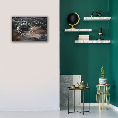 Image of 'Midnight Swirl II' by Regina Moore, Canvas Wall Art,26 x 18
