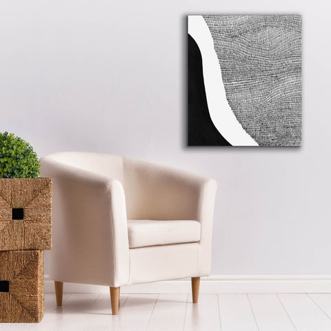 Image of 'Black & White Abstract I' by Regina Moore, Canvas Wall Art,26x30