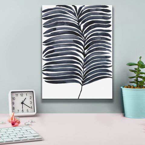 Image of 'Indigo Fronds I' by Regina Moore, Canvas Wall Art,12 x 16