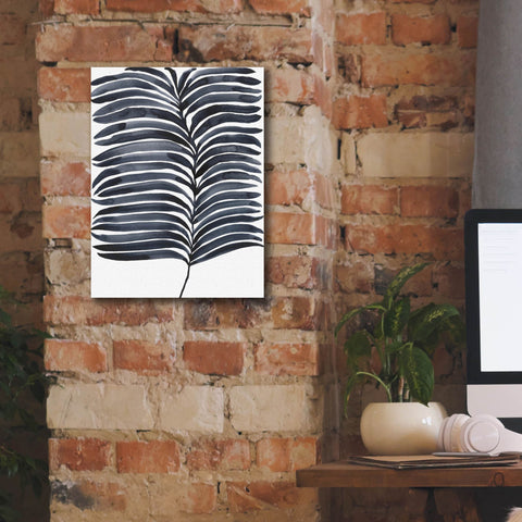 Image of 'Indigo Fronds I' by Regina Moore, Canvas Wall Art,12 x 16