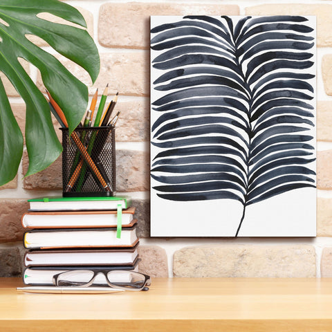 Image of 'Indigo Fronds I' by Regina Moore, Canvas Wall Art,12 x 16