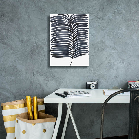 Image of 'Indigo Fronds I' by Regina Moore, Canvas Wall Art,12 x 16