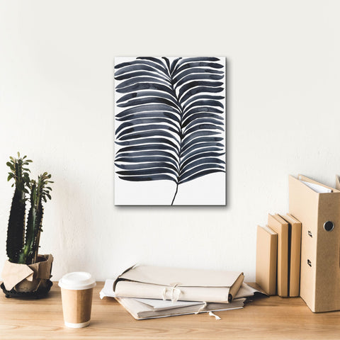 Image of 'Indigo Fronds I' by Regina Moore, Canvas Wall Art,12 x 16