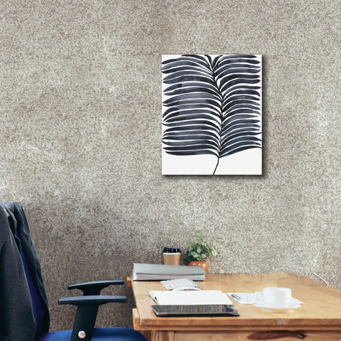 Image of 'Indigo Fronds I' by Regina Moore, Canvas Wall Art,20 x 24