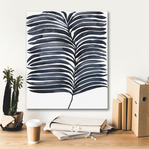 Image of 'Indigo Fronds I' by Regina Moore, Canvas Wall Art,20 x 24