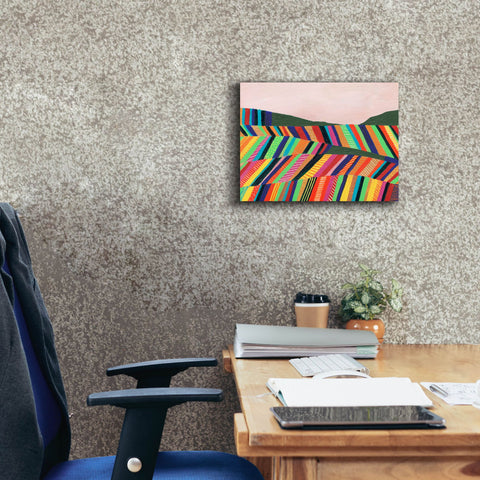 Image of 'Rainbow Fields I' by Regina Moore, Canvas Wall Art,16 x 12