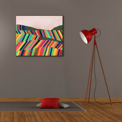 Image of 'Rainbow Fields I' by Regina Moore, Canvas Wall Art,30x26