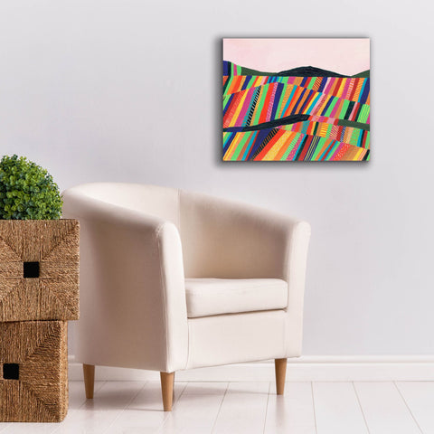 Image of 'Rainbow Fields II' by Regina Moore, Canvas Wall Art,24 x 20