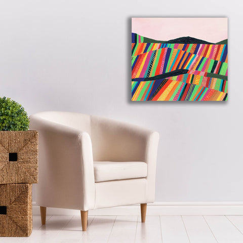 Image of 'Rainbow Fields II' by Regina Moore, Canvas Wall Art,30x26
