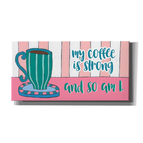 Image of 'Mid Morning Coffee Collection D' by Regina Moore, Canvas Wall Art