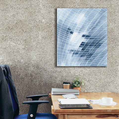 Image of 'Blue Grid I' by Regina Moore, Canvas Wall Art,26x30