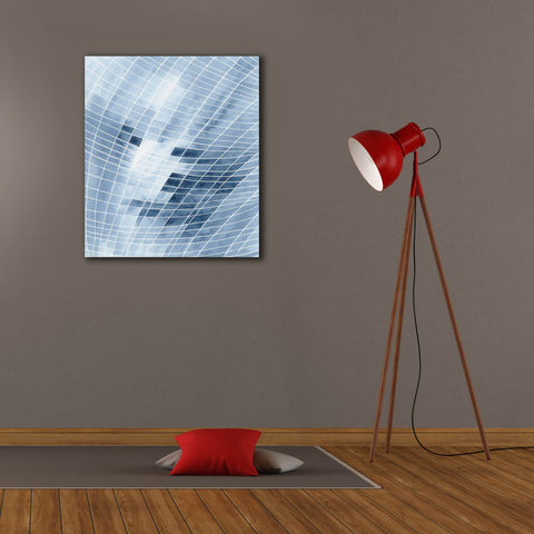 Image of 'Blue Grid I' by Regina Moore, Canvas Wall Art,26x30