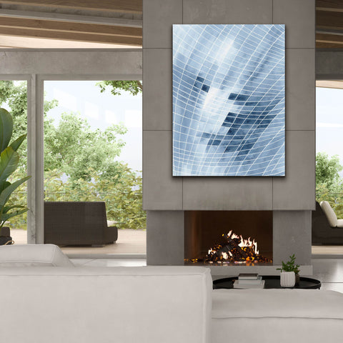 Image of 'Blue Grid I' by Regina Moore, Canvas Wall Art,40x54