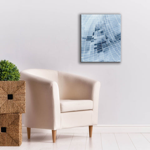 Image of 'Blue Grid II' by Regina Moore, Canvas Wall Art,20 x 24