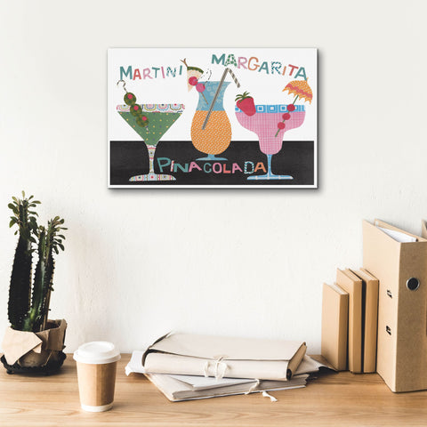 Image of 'Mix Me A Drink Collection A' by Regina Moore, Canvas Wall Art,18 x 12