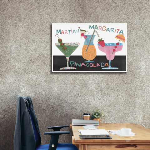 Image of 'Mix Me A Drink Collection A' by Regina Moore, Canvas Wall Art,40x26