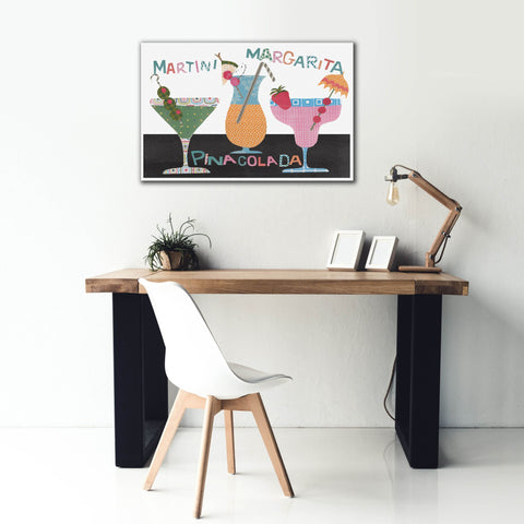 Image of 'Mix Me A Drink Collection A' by Regina Moore, Canvas Wall Art,40x26