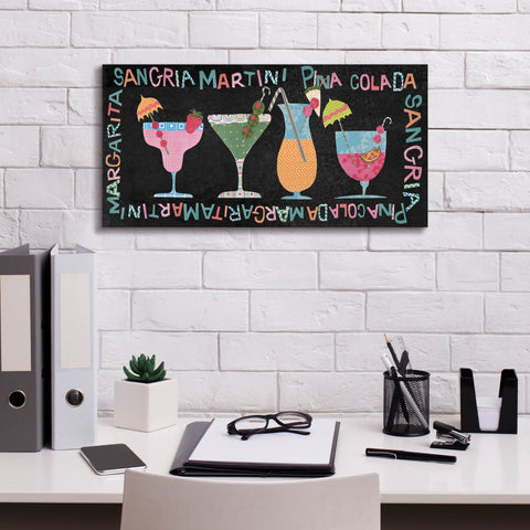 Image of 'Mix Me A Drink Collection D' by Regina Moore, Canvas Wall Art,24 x 12