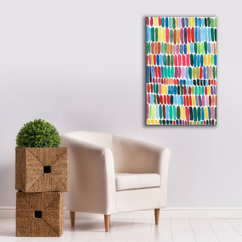 Image of 'Rainbow Marks I' by Regina Moore, Canvas Wall Art,26x40