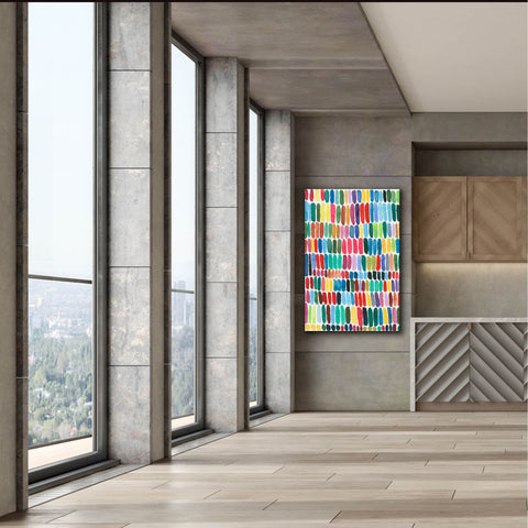 Image of 'Rainbow Marks I' by Regina Moore, Canvas Wall Art,40x60