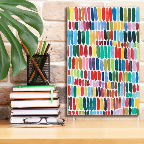 Image of 'Rainbow Marks II' by Regina Moore, Canvas Wall Art,12 x 18