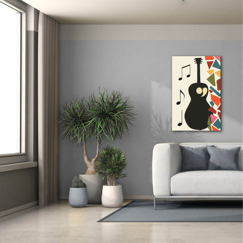 Image of 'Cut Paper Instruments Collection B' by Regina Moore, Canvas Wall Art,26x40
