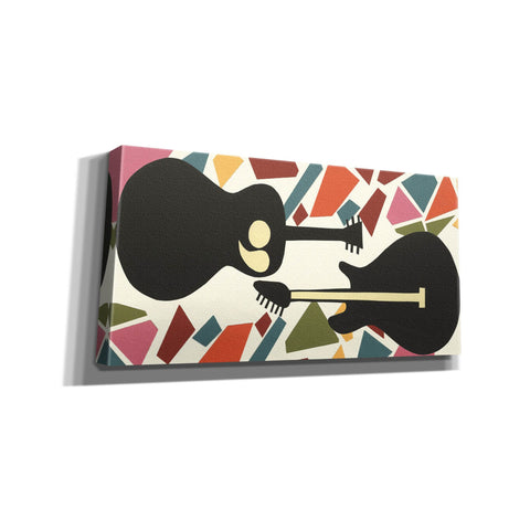 Image of 'Cut Paper Instruments Collection D' by Regina Moore, Canvas Wall Art