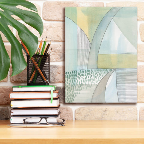 Image of 'Mint Reflection II' by Regina Moore, Canvas Wall Art,12 x 16