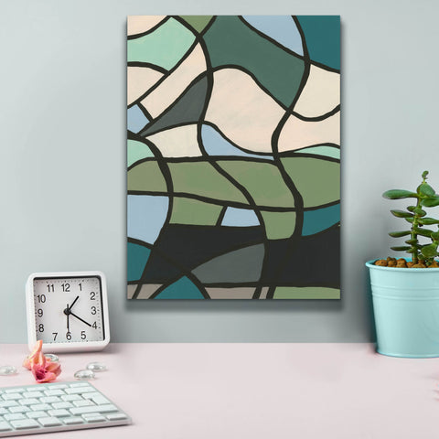 Image of 'Multicolor Stained Glass II' by Regina Moore, Canvas Wall Art,12 x 16