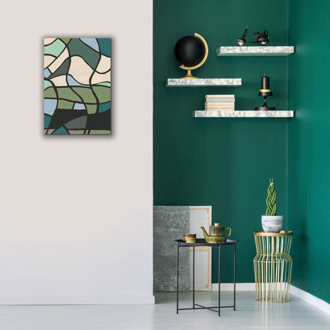 Image of 'Multicolor Stained Glass II' by Regina Moore, Canvas Wall Art,18 x 26