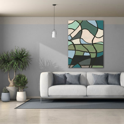 Image of 'Multicolor Stained Glass II' by Regina Moore, Canvas Wall Art,40x54