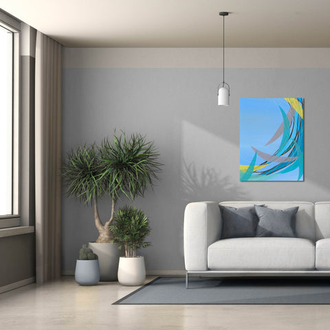 Image of 'Circulating Flow II' by Regina Moore, Canvas Wall Art,26 x 34