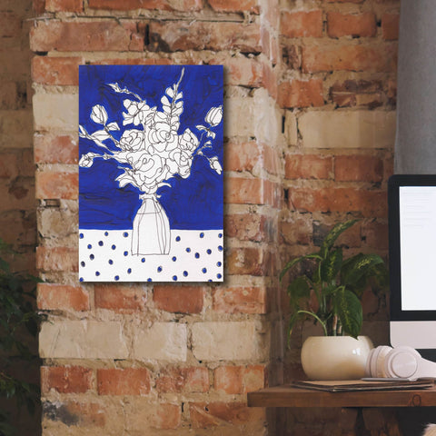 Image of 'Floral Jardiniere II' by Regina Moore, Canvas Wall Art,12 x 18