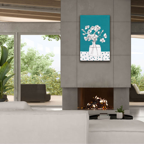 Image of 'Floral Jardiniere IV' by Regina Moore, Canvas Wall Art,26x40
