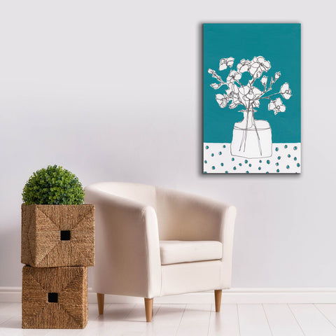 Image of 'Floral Jardiniere IV' by Regina Moore, Canvas Wall Art,26x40
