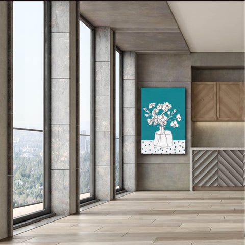 Image of 'Floral Jardiniere IV' by Regina Moore, Canvas Wall Art,40x60