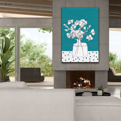 Image of 'Floral Jardiniere IV' by Regina Moore, Canvas Wall Art,40x60