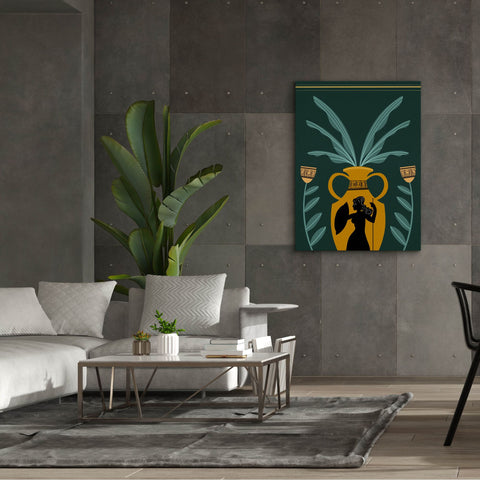 Image of 'Warrior Goddess Vase I' by Regina Moore, Canvas Wall Art,40x54