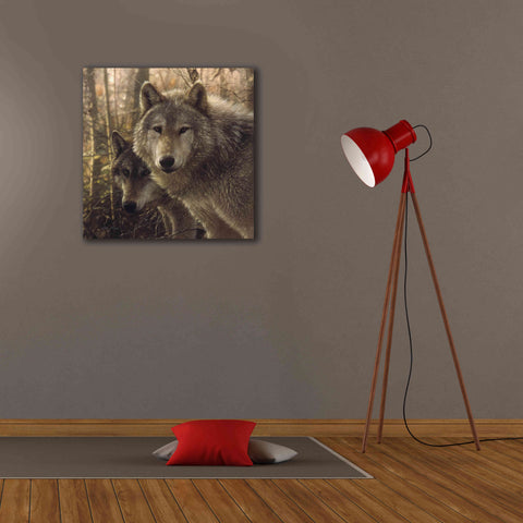 Image of 'Wood Land Companions' by Collin Bogle, Canvas Wall Art,26x26