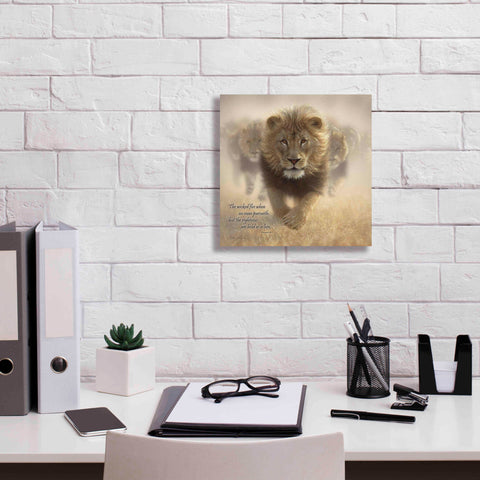 Image of 'Wicked Flee' by Collin Bogle, Canvas Wall Art,12x12