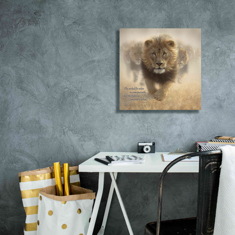 Image of 'Wicked Flee' by Collin Bogle, Canvas Wall Art,18x18