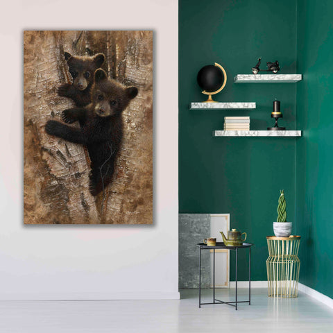 Image of 'Curious Cubs' by Collin Bogle, Canvas Wall Art,40x60