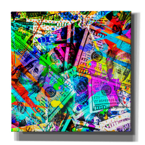 Image of 'Dirty Benjamins' Canvas Wall Art