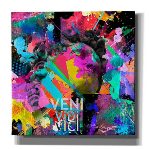 Image of 'Michelangelo's David Color' Canvas Wall Art