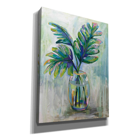 Image of "Palm Leaves II" by Jeanette Vertentes, Giclee Canvas Wall Art