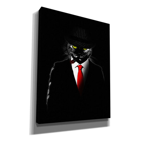 Image of "Mobster Cat" by Nicklas Gustafsson, Giclee Canvas Wall Art