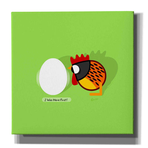 Image of 'Here First' by Chuck Wimmer, Canvas Wall Art