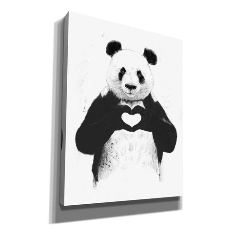 Image of 'All You Need Is Love' by Balazs Solti, Giclee Canvas Wall Art