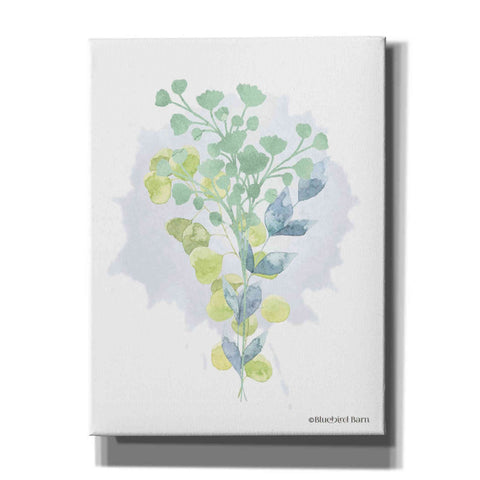 Image of 'Watercolor Greenery Series I' by Bluebird Barn, Canvas Wall Art,Size B Portrait
