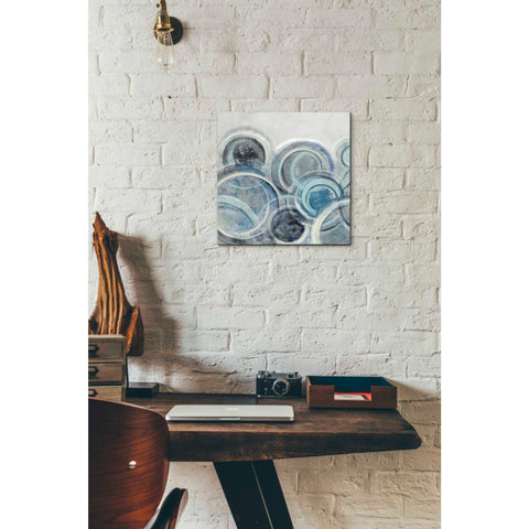 Image of 'Variation Blue Grey II' by Silvia Vassileva, Canvas Wall Art,12 x 12